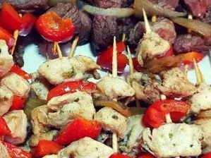 Brochetas saladas para cóctel, San Pablo Quinta Normal