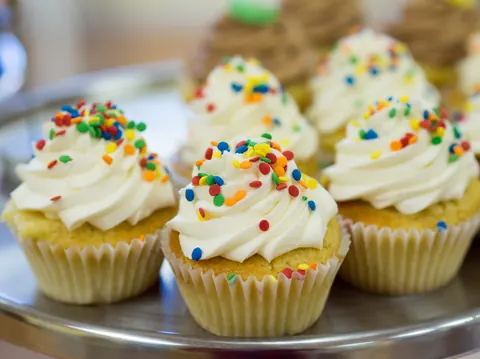 Mini cupcakes para cóctel, San Pablo Quinta Normal