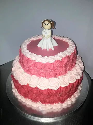 Torta temática primera comunión, Pastelería San Pablo