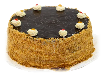Torta Hoja manjar chocolate, Pastelería San Pablo Quinta Normal
