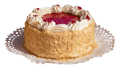 Torta Hoja manjar frambuesa, Pastelería San Pablo Quinta Normal